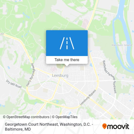 Georgetown Court Northeast map
