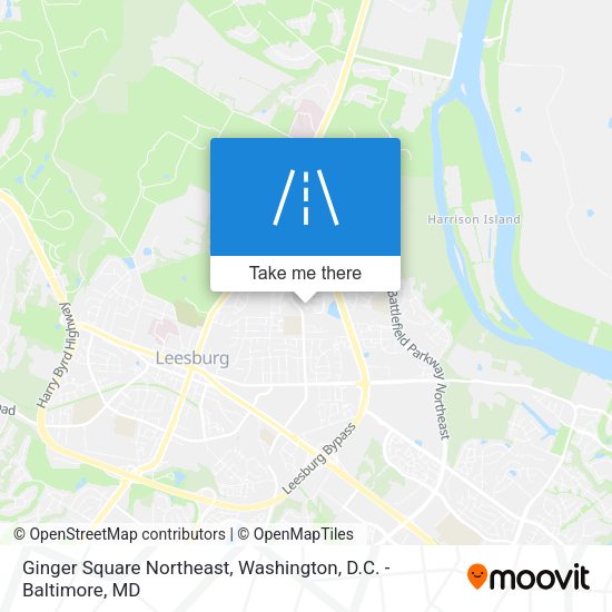 Mapa de Ginger Square Northeast