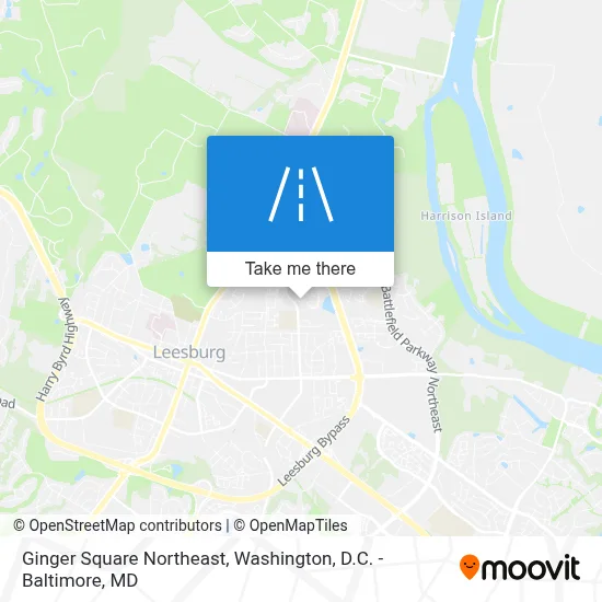 Ginger Square Northeast map