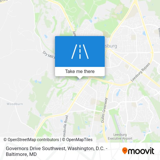 Governors Drive Southwest map
