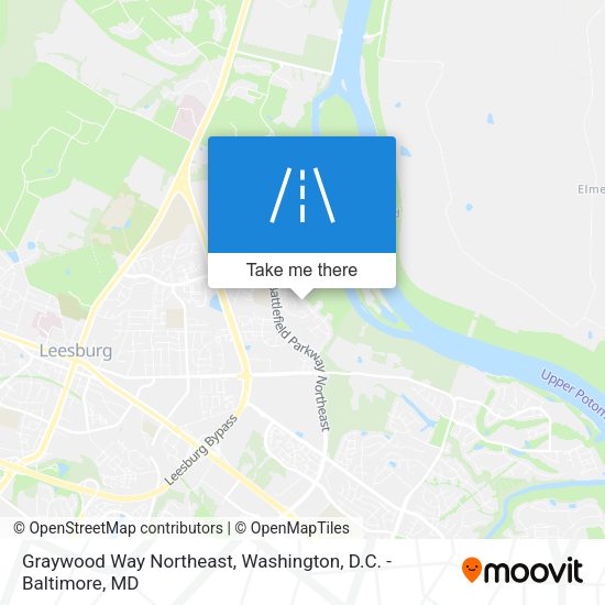 Graywood Way Northeast map