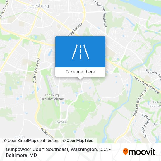 Gunpowder Court Southeast map