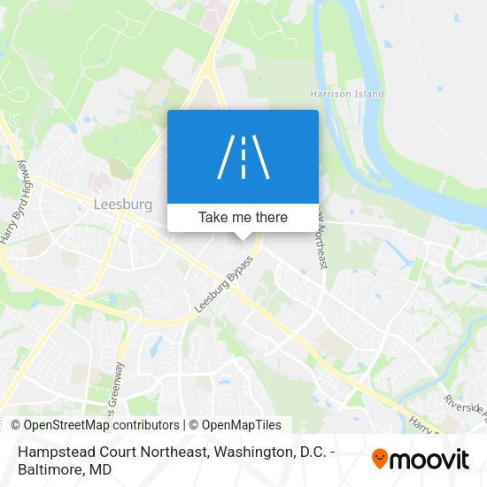 Mapa de Hampstead Court Northeast