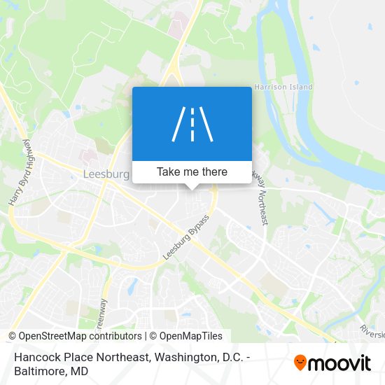 Hancock Place Northeast map