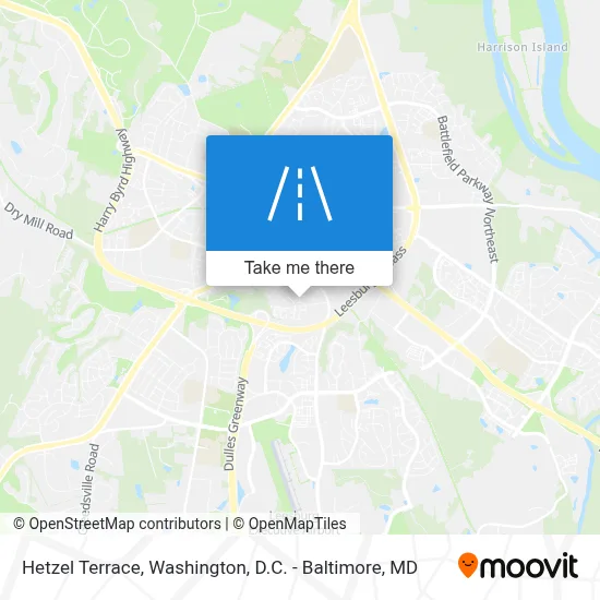 Hetzel Terrace map