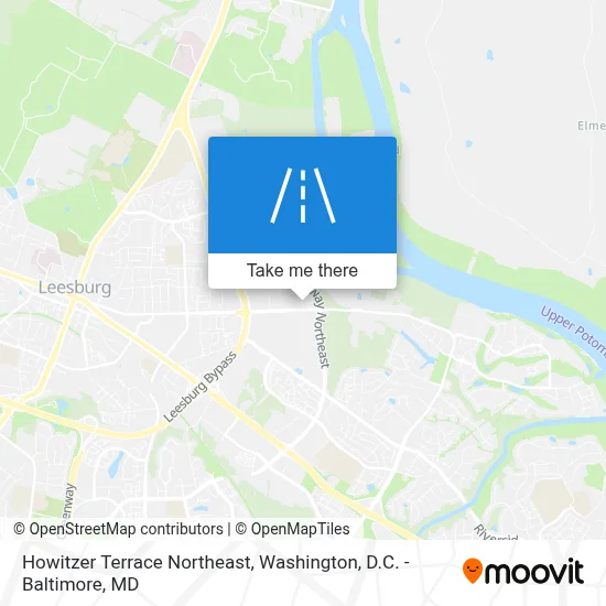 Howitzer Terrace Northeast map