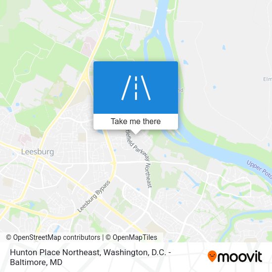 Hunton Place Northeast map