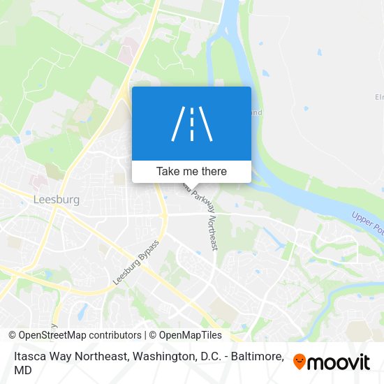 Itasca Way Northeast map