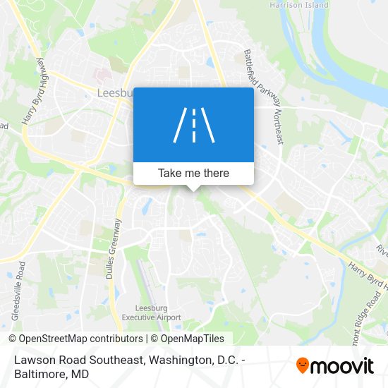 Lawson Road Southeast map