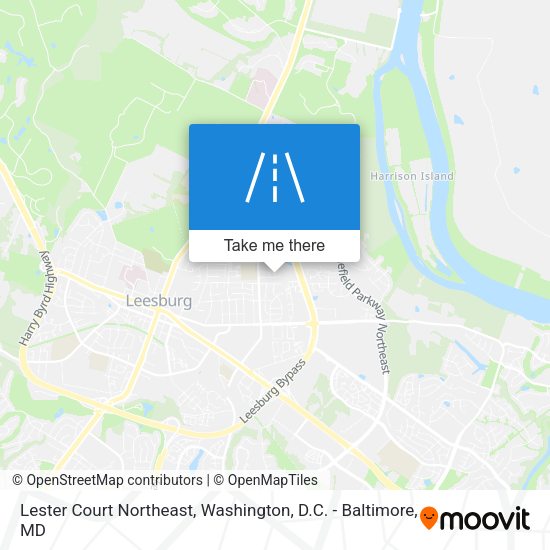 Mapa de Lester Court Northeast