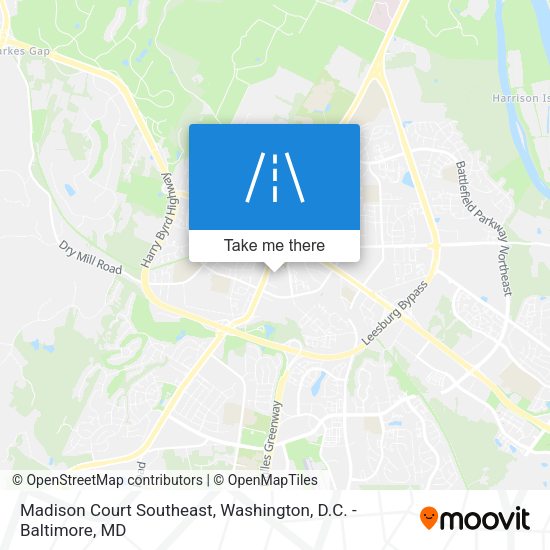 Mapa de Madison Court Southeast