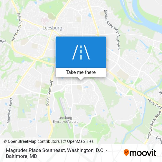 Magruder Place Southeast map