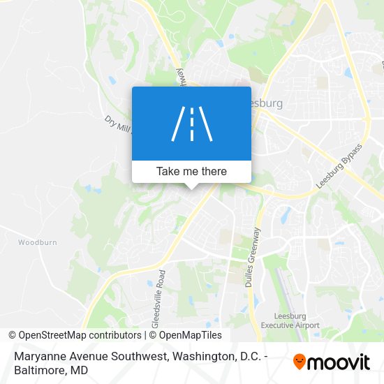 Mapa de Maryanne Avenue Southwest