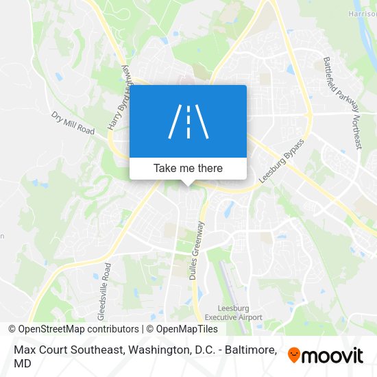 Mapa de Max Court Southeast