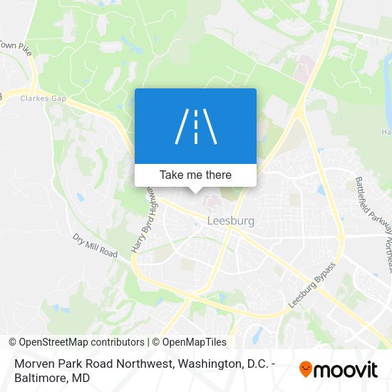 Mapa de Morven Park Road Northwest