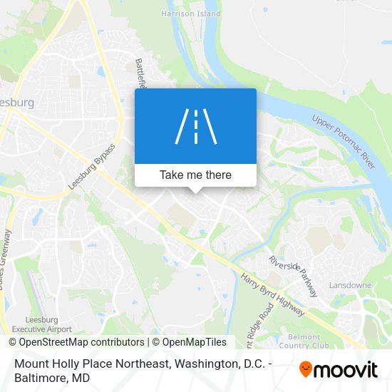 Mount Holly Place Northeast map