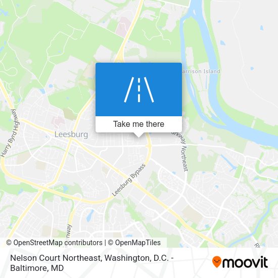 Mapa de Nelson Court Northeast