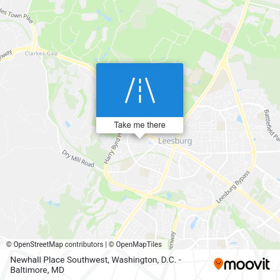 Newhall Place Southwest map