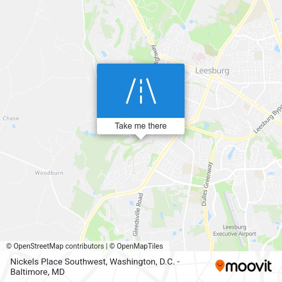 Nickels Place Southwest map