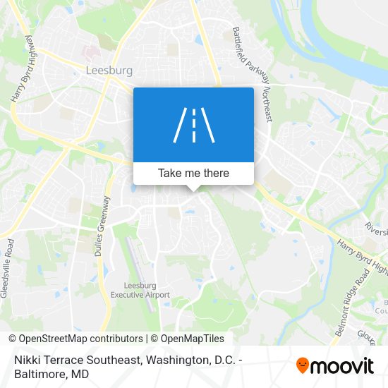 Nikki Terrace Southeast map