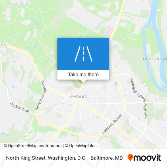 North King Street map