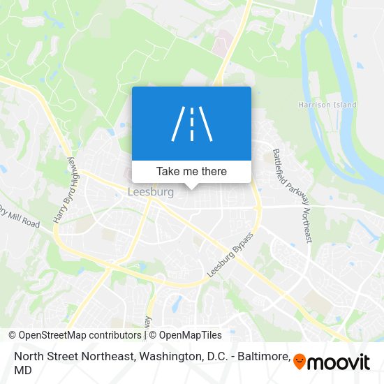 Mapa de North Street Northeast