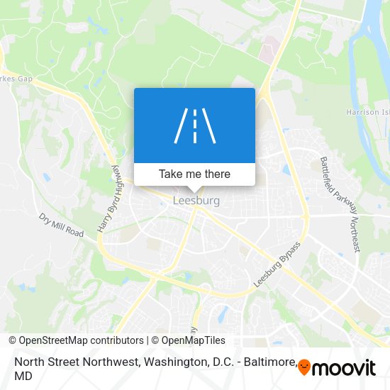 Mapa de North Street Northwest