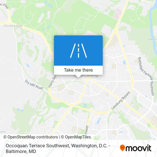 Occoquan Terrace Southwest map