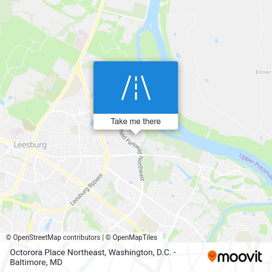 Octorora Place Northeast map