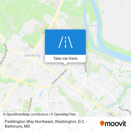 Mapa de Paddington Way Northeast