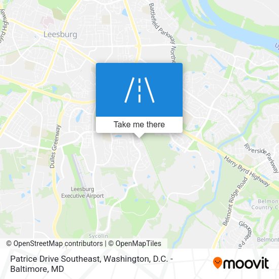 Patrice Drive Southeast map