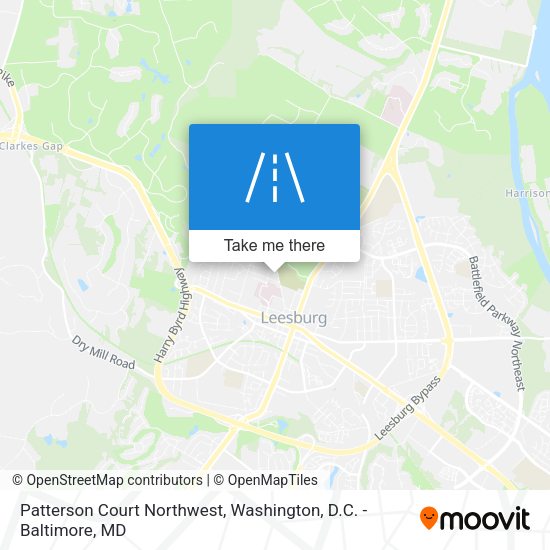 Mapa de Patterson Court Northwest