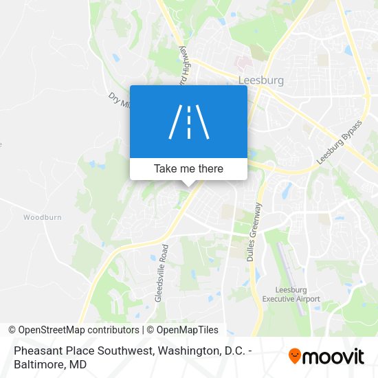 Pheasant Place Southwest map