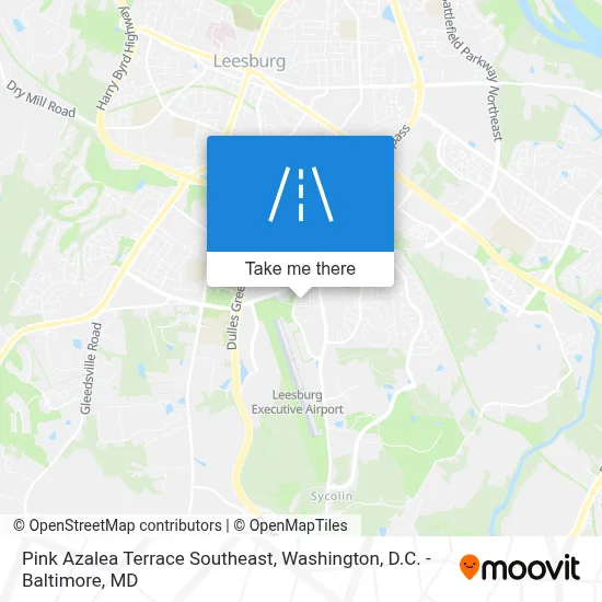 Pink Azalea Terrace Southeast map