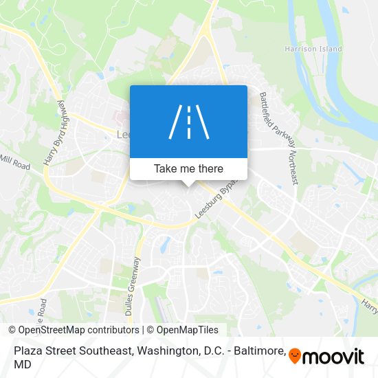 Plaza Street Southeast map