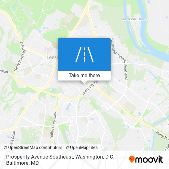 Mapa de Prosperity Avenue Southeast