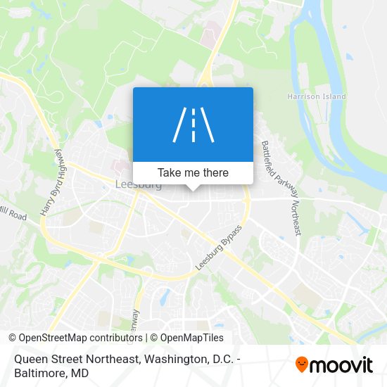 Queen Street Northeast map
