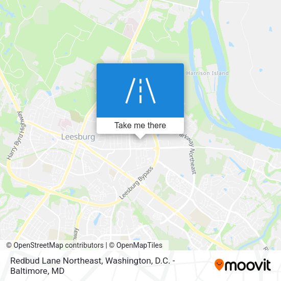 Redbud Lane Northeast map