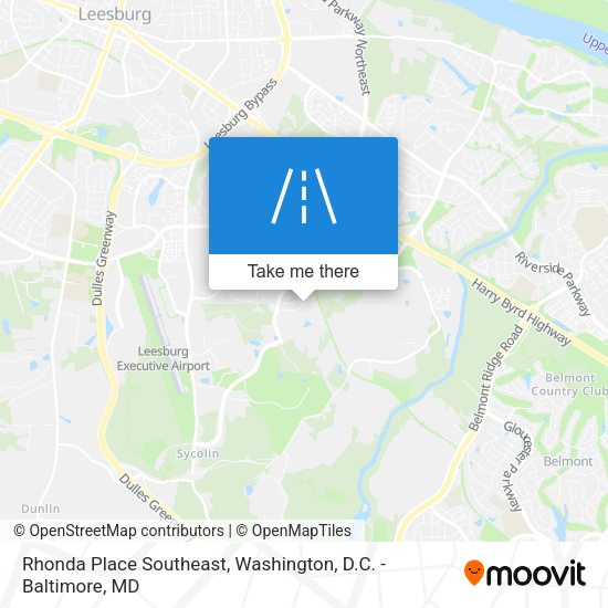 Rhonda Place Southeast map