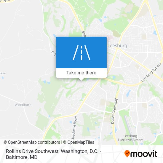 Mapa de Rollins Drive Southwest