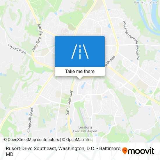 Mapa de Rusert Drive Southeast