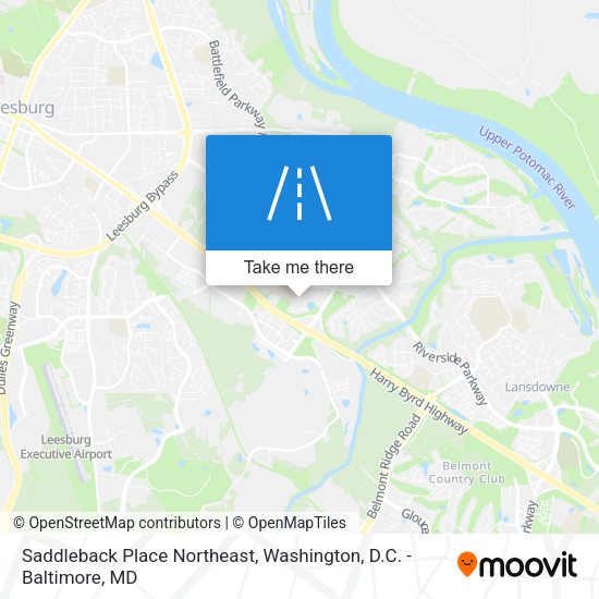 Mapa de Saddleback Place Northeast