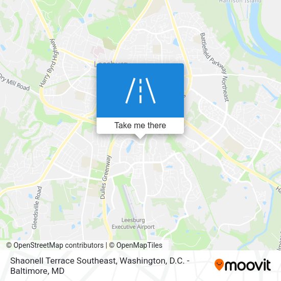 Shaonell Terrace Southeast map