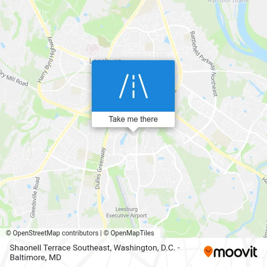 Shaonell Terrace Southeast map