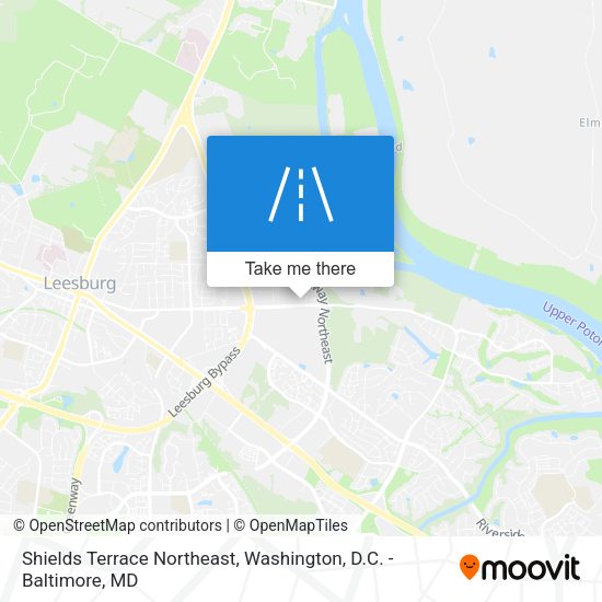 Shields Terrace Northeast map