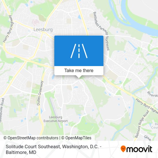 Solitude Court Southeast map