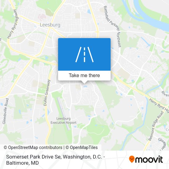 Somerset Park Drive Se map