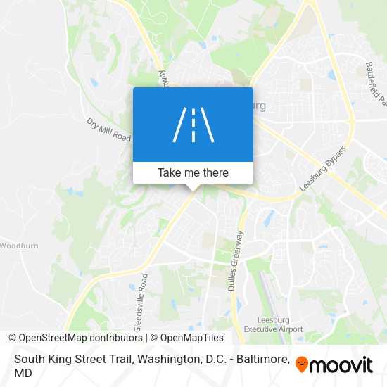 South King Street Trail map
