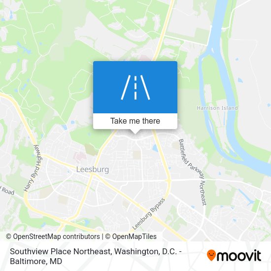 Mapa de Southview Place Northeast