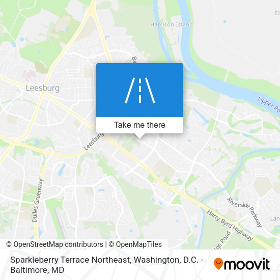Sparkleberry Terrace Northeast map